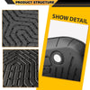 Floor Mats Fit Infiniti QX60 2014 2015 2016 2017 2018 2019 2020 All Weather Full Cover Protection TPE Floor Cargo Liners 1st & 2nd & 3rd Row 4PCS Black, alfombras para carro