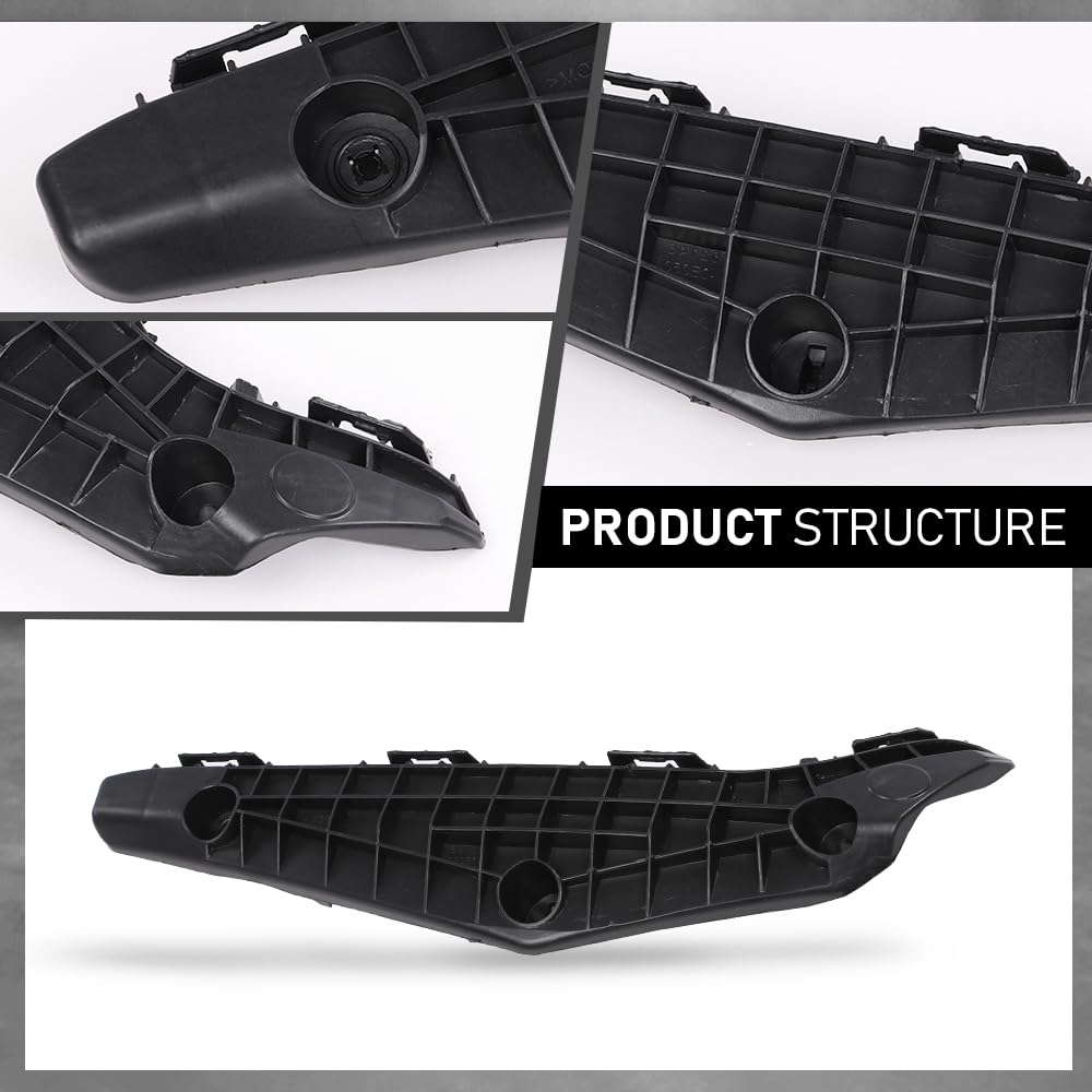 G-PLUS Front Right Bumper Bracket, Compatible with Toyota Highlander Plus 2013/ Highlander (submodel: Base, Hybrid, Hybrid Limited, Limited, SE) 2011-2013, Passenger Side, 521450E040, TO1043120