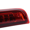 G-PLUS High Mount LED 3rd Brake Light Compatible with 2014 2015 2016 2017 2018 Chevy Silverado GMC Sierra Rear Tail Cargo Lamp Waterproof Chrome Housing Red Lens
