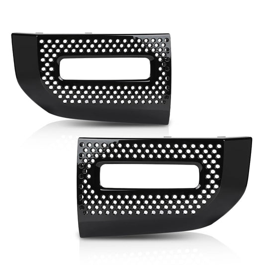 G-PLUS Front Fog Light Lamp Cover Left and Right Pair Compatible with Land Rover Defender 90 110 130 2020-2023
