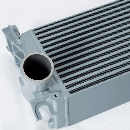 G-PLUS Charge Air Cooler/Intercooler Compatible With 2013-2018 Ram 2500 3500 6.7L Aluminum Tank Tube & Fin Core Silver