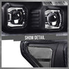 G-PLUS LED Tube Projector Headlights Assembly Compatible with Toyota Tundra 2007-2013, Fit Toyota Sequoia 2008-2017 Left & Right Headlamps, Clear Lens Black Housing Clear Reflector, TO2502171