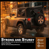 G-PLUS Soft Top w/o Tinted Window Compatible with Jeep Wrangler JK Unlimited 4 Door 2007-2009 9080235, 9085235 4PCS Black