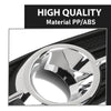 G-PLUS Front Right Passenger Side Bumper Fog Light Bezel Trim Compatible with Buick Encore 2013 2014 2015 2016 GM1038173, 95470237 Chrome Black