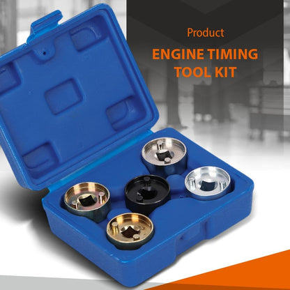 G-PLUS Engine Timing Camshaft Locking Socket Tool Kit Compatible with Audi VW 1.8 2.0 TFSI EA888 45 Steel Black
