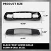 G-PLUS Front Lower Grille & Bumper Grill Bezel Compatible with Jeep Grand Cherokee 2017-2022 Black 5ZM53SZ0AA