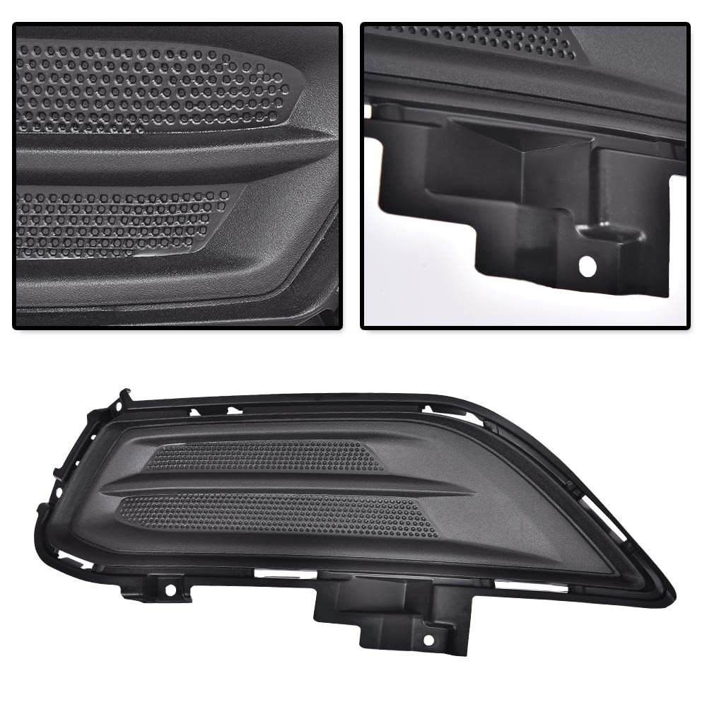 G-PLUS Fog Lamp Cover Front Left Driver Right Passenger Side Compatible with 2013-2016 Fusion Auto Fog Light Lamp Cover Trim Bezel DS7Z17B814AA DS7Z17B814AB FO1039133 FO1038133