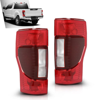 G-PLUS Tail Lights Assembly Rear Brake Lamp Compatible with Ford F250 F350 F450 Super Duty 2020-2022,Fit Factory Halogen w/Blind Spot Monitor Model, Faros Traseros,Luces Traseras