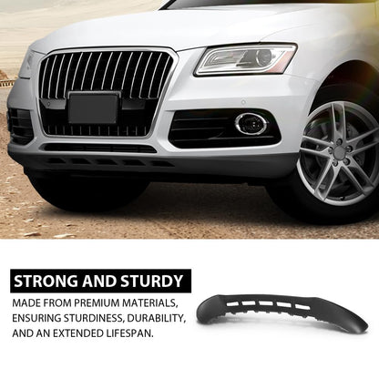 G-PLUS Front Air Dam Deflector Lower Valance Apron, Compatible with Audi Q5 2013-2017/Q5 Hybrid 2013-2016/SQ5 2014-2017, 8R0807061FGRU, AU1093101