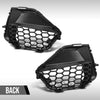 G-PLUS Front Corner Grille Set L&R Compatible with Ford Mustang GT 2024-2025 Black