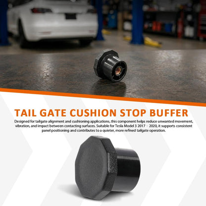 G-PLUS Tail Gate Cushion Stop Buffer Compatible with Tesla Model 3 2017-2020 Black