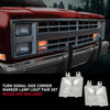 G-PLUS Turn Signal Light Side Corner Marker Lamp Left and Right Side Compatible with Chevy Blazer 1987-1988/Fit 1983-1986 GMC C1500 C2500 C3500 1983-1986/Fit GMC Jimmy 1983-1988 GM2520110 GM2521110