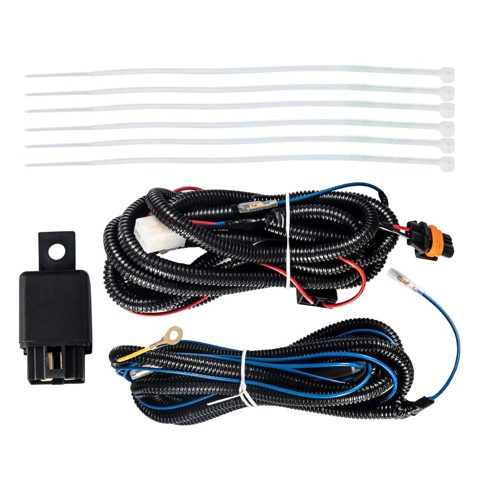 G-PLUS Fog Lights Kit Compatible With 2011-2015 Ford F250 F350 F450 F550 Superduty,Driving Fog Lamps Wiring & Bezel Kit (Yellow Lens) neblineros para autos delantero faros antiniebla