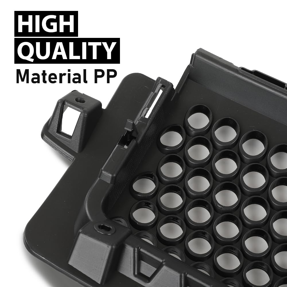 G-PLUS Front Bumper Lower Grille Compatible with Land Rover Defender 90 110 130 2020-2024 Glossy Black Grill LR133561, LR129440, L8B217H750BA