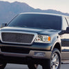 G-PLUS Headlights Assembly, Compatible with 2004-2008 Ford F150/ 2006-2008 Lincoln Mark Lt(NOT Compatible with 2004 F150 Heritage/Flareside Beds Models), Clear lens Chrome Housing Amber Reflector
