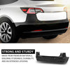 G-PLUS Rear Bumper Cover Compatible with Tesla Model 3 2017 2018 2019 2020 2021 2022 w/Sensor Holes, 1108905S0A, TA1100100, Black