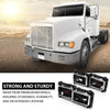 G-PLUS Headlight Housing Base Compatible with Freightliner FLD 112 120 Truck 1989-2003 Black 2Pcs A0615605002, A0615605003