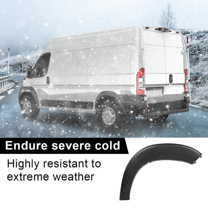 G-PLUS Left Rear Molding Wheel Fender Trim Fender Flare Textured Compatible with Dodge Ram Promaster 2019-2022