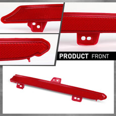 G-PLUS Rear Bumper Reflector Light for Honda Accord 2018-2022 Left Additional Angle