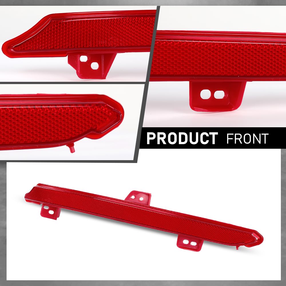 G-PLUS Rear Bumper Reflector Light Tail Lamp Case Left Compatible with Honda Accord 2018-2022