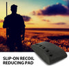 G-PLUS Black Synthetic Latex Rubber Slip-On Recoil Reducing Pad for Shotgun Recoil Pad Large for Gun Stocks