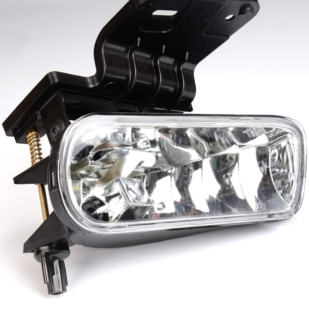G-PLUS Headlights Assembly & Fog Lights Compatible with Chevy Silverado 1500 2500 1999-2002,Fit Chevy Suburban/Tahoe 2000-2006,Headlamps & Fog Lamps 4PCS Chrome Housing Amber Reflector