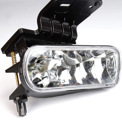 G-PLUS Headlights Assembly & Fog Lights Compatible with Chevy Silverado 1500 2500 1999-2002,Fit Chevy Suburban/Tahoe 2000-2006,Headlamps & Fog Lamps 4PCS Chrome Housing Amber Reflector