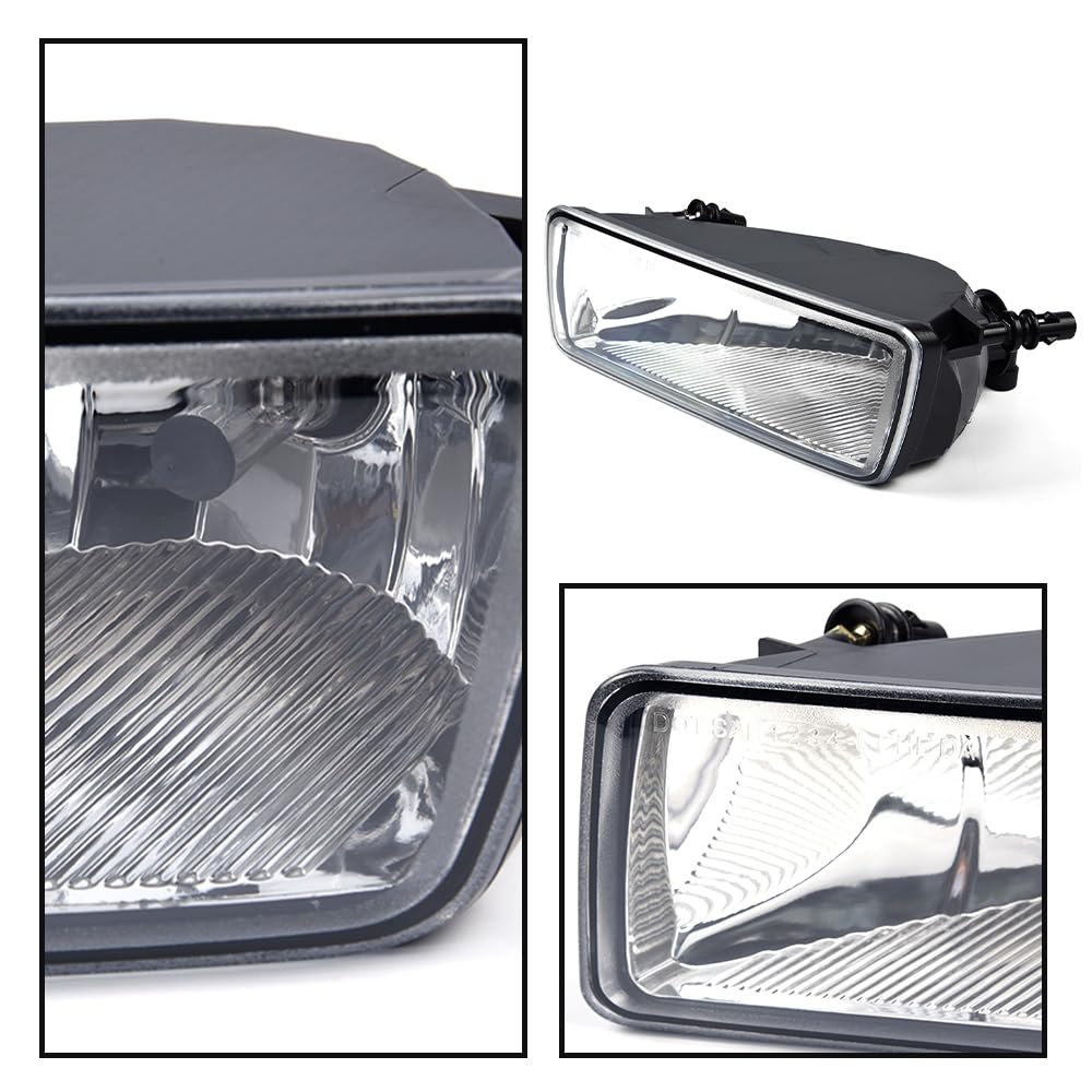 G-PLUS Front Bumper Fog Lights Compatible with Ford Explorer 2006-2010,Fit Explorer Sport Trac 2008-2010 Pair Driver and Passenger Side Driving Fog Lamp Accessories Clear Lens