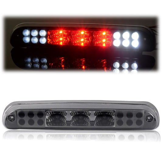 G-PLUS LED 3rd Brake Light, Compatible with Ford F250 F350 F450 F550 Super Duty 99-16/Ranger 93-11/Ford Explorer 01-05/Mazda B-Series 93-10 (Clear Housing Smoky Lens)