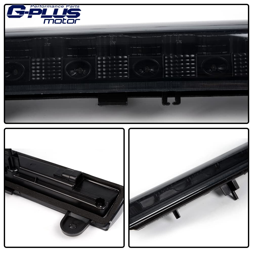 G-PLUS LED Third Brake Cargo Light Compatible With 2000-06 Chevy Suburban Tahoe GMC Yukon(ONLY For Liftgate Rear Doors),3RD Stop Tail Lamps (LED Black Housing Smoky Lens)