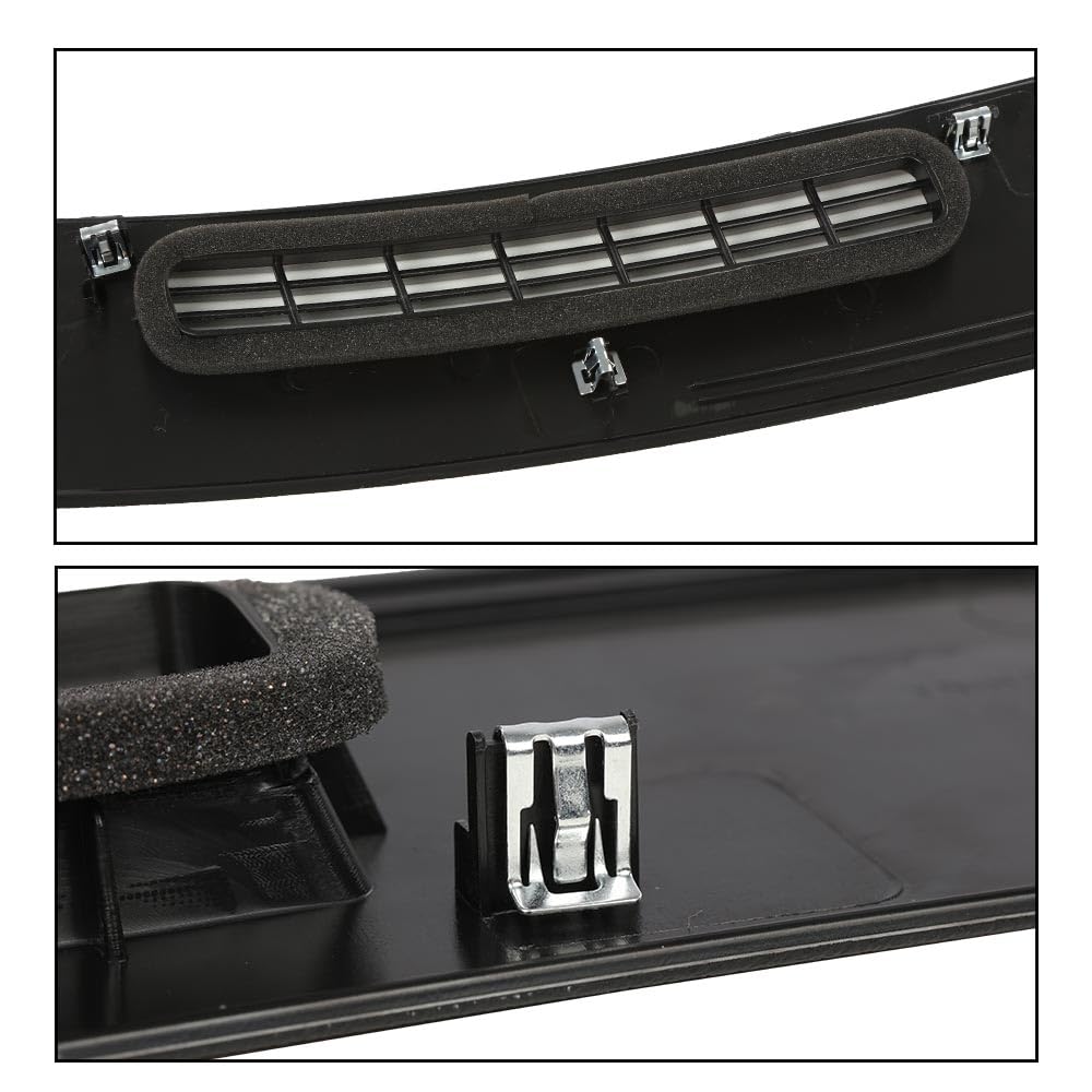 G-PLUS Defrost Vents Upper Dash Pad Trim Panel Slate Black Without Sun/Light Sensor Cutout Compatible with 2005-2007 Chrysler 300 STK8005