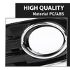 G-PLUS Front Bumper Fog Light Grille Cover Compatible with Audi A3 8P S-Line 2009-2012,Only Fit for S-Line Bumper 8P0807682, 8P0807681