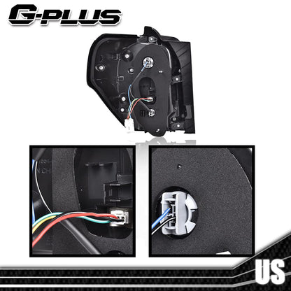 G-PLUS Tail Light Lamp w/Wiring Harness Right Passenger Side Compatible with Toyota 4Runner 2014-2019 Right Side LED Tail Light Rear Brake Lamp 8155135402 TO2819156 Luces TraserasAssembly