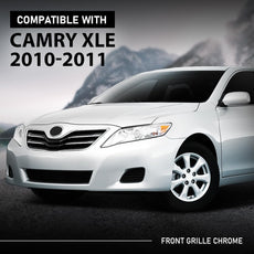 G-PLUS Front Grille Chrome Shell for Toyota Camry XLE 2010-2011 Front View