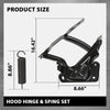 G-PLUS 1Set Hood Hinge & Sping Set Left and Right Compatible with Chevy GMC Truck 1973 1974 1975 1976 1977 1978 1979 1980 Suburban Blazer Jimmy