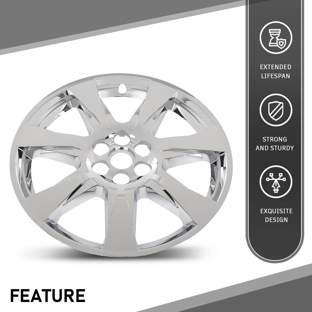 G-PLUS 20" Chrome Clad Wheel Cover Compatible with Cadillac SRX 2010 2011 2012 2013 22770789