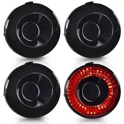 G-PLUS LED Rear Tail Lights Brake Lamp Compatible with Chevy Corvette C6 Coupe 2005-2013 Smoke Lens 25958215,22762674 luces traseras, faros traseros Luces Traseras Rear Brake Lamps Assembly