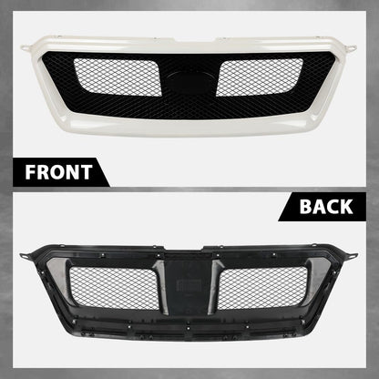 G-PLUS Mesh Grill Compatible with Suabru Impreza 2012-2014, Fit Subaru Impreza WRX/WRX STi 2012-2014, Fit Subaru XV Crosstrek 2013-2014 J1010FJ000 Front Bumper Mesh Grille Assembly