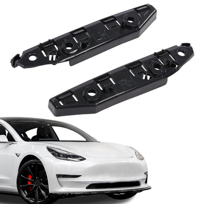 G-PLUS 1 Pair Front Bumper Bracket Left & Right Side Compatible with Tesla Model 3 2017-2020 1084181-00-E, 1084182-00-E