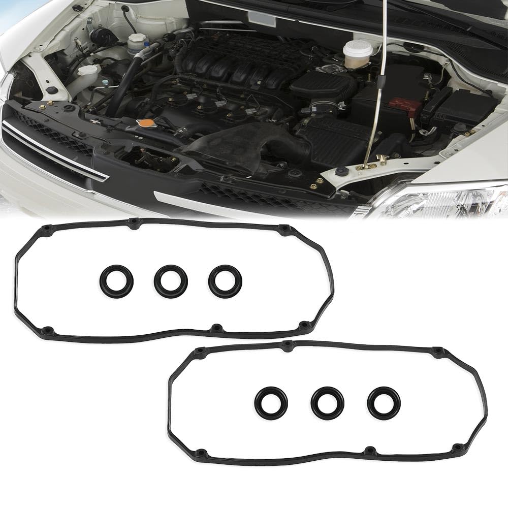 G-PLUS Valve Cover Gasket Compatible with Chrysler Cirrus&Dodge Avenger Stratus 1995-2000/Fit Chrysler Sebrin Coupe&Dodge Stratus Coupe 2001-2005/Fit for Mitsubishi Montero 1995-2006