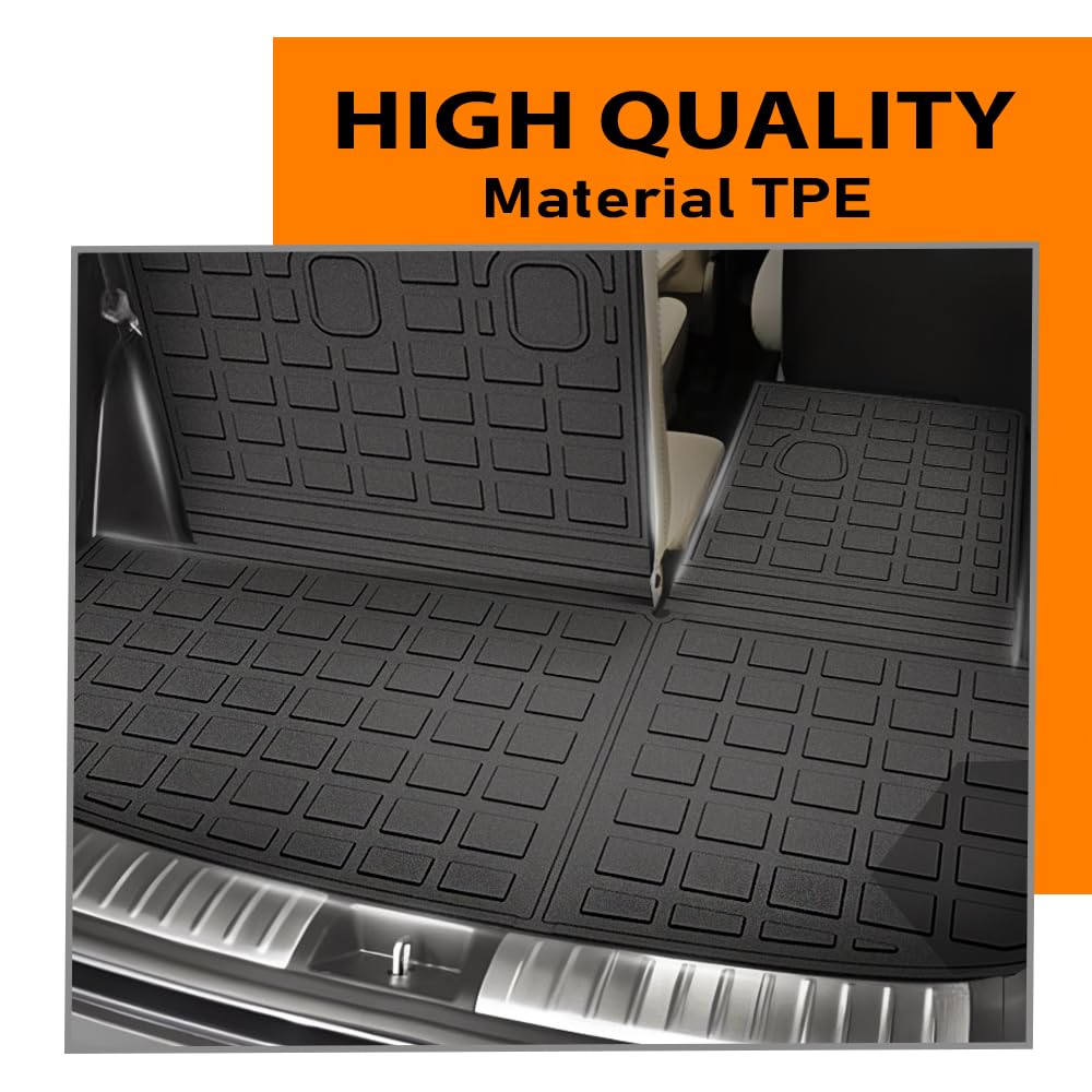G-PLUS TPE Floor Mats Fit Hyundai Santa Fe 2024-2025 Truck Accessories Cargo Liners All Weather Protection 1PCs Black Alfombras para Carro