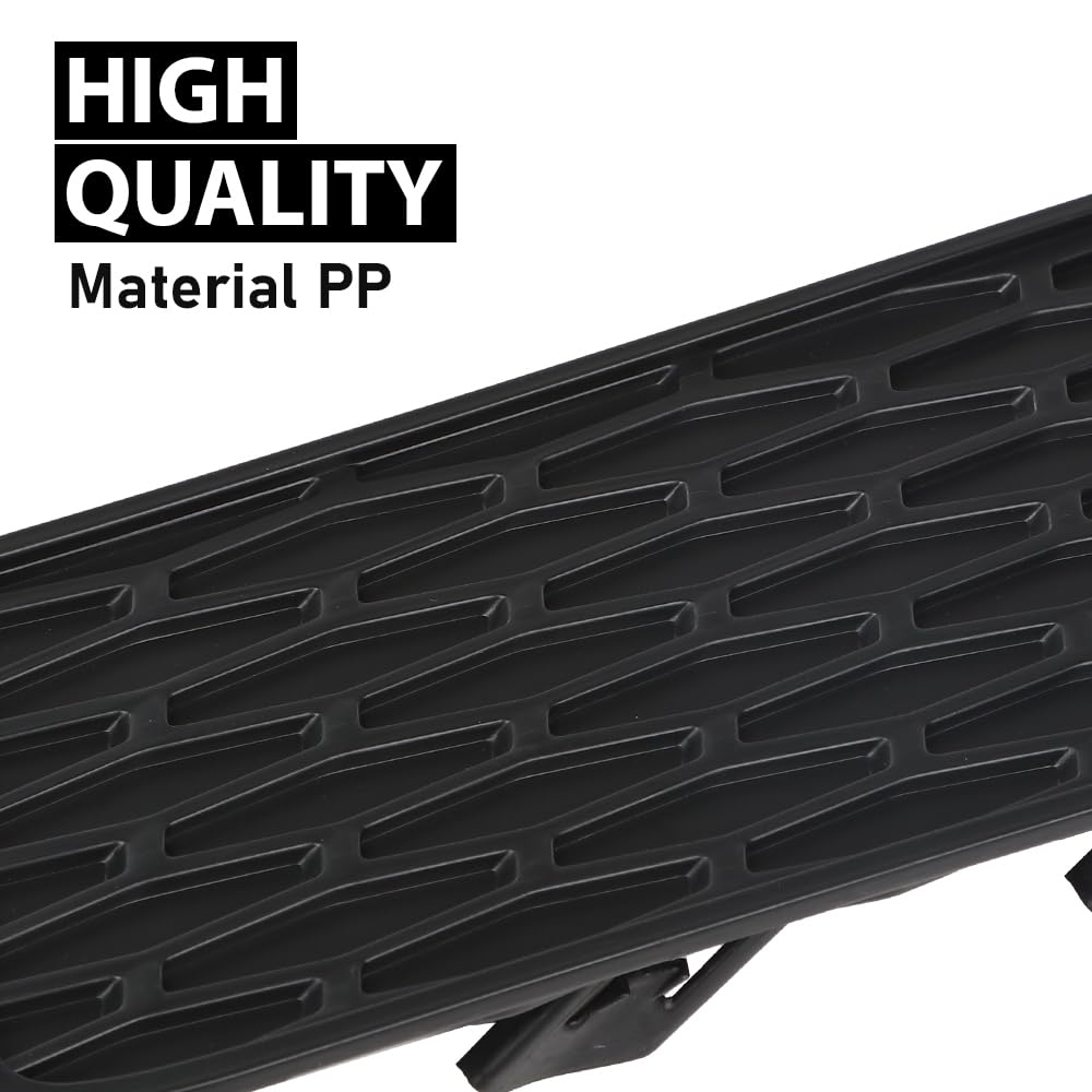 G-PLUS Left Side Front Fog Light Cover Lamp Bezel Compatible with Range Rover Evoque 2011-2015 Black