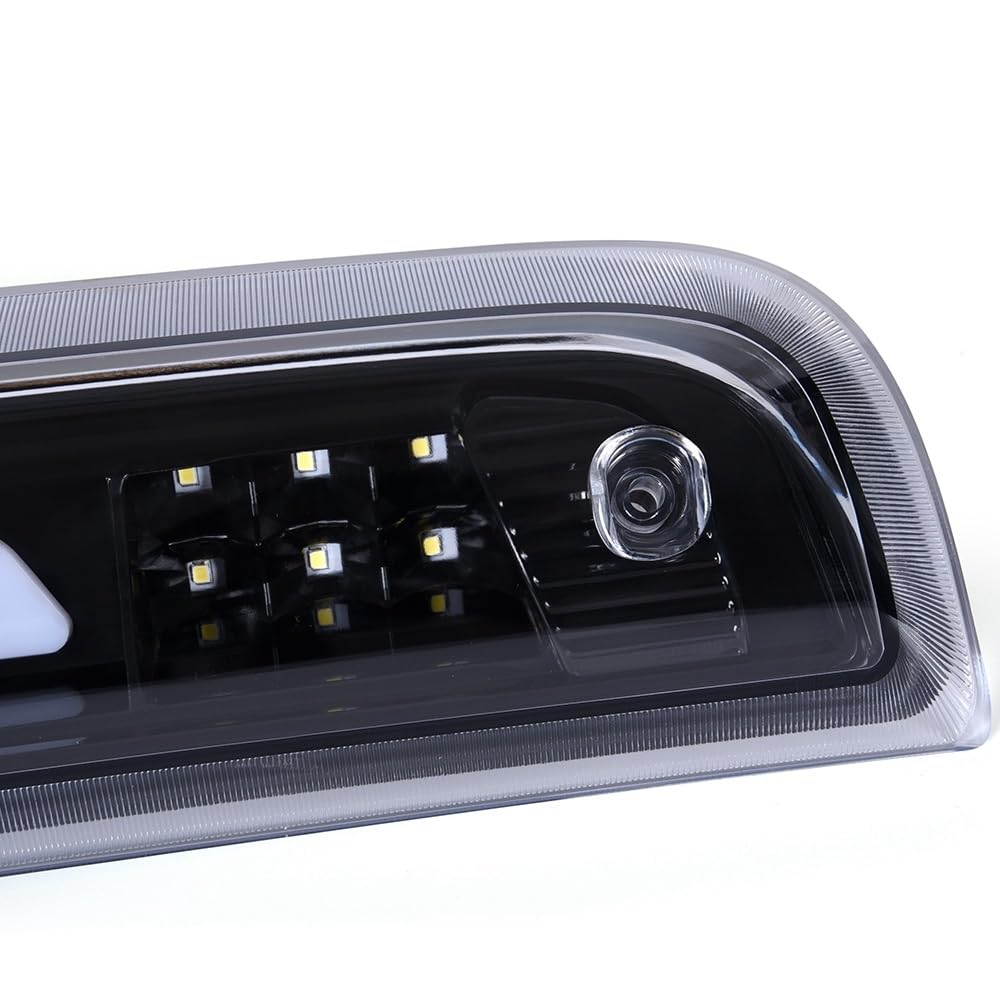 G-PLUS LED 3rd Third Brake Light Compatible with Chevy Silverado/GMC Sierra 1500 2014 2015 2016 2017 2018 2019 2020, High Mount Cargo Lamp, Clear Lens Black Housing, 23509162 20979071