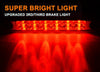 G-PLUS Third Brake Light for Nissan Frontier 2001-2004 Chrome Housing Red Lens Additional Angle