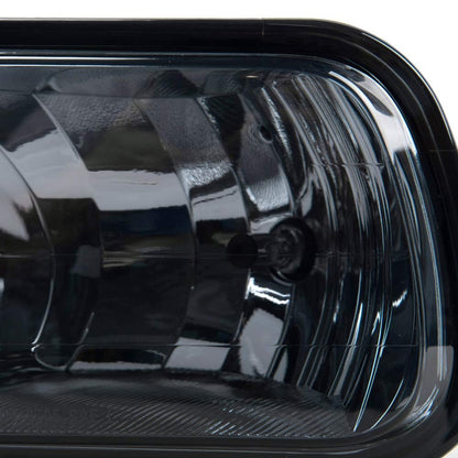 G-PLUS Front Bumper Fog Light Compatible with Dodge Ram 1500 2500 3500 2011-2012/Fit Dodge Ram 2500 3500 2010/Fit Dodge Ram 1500 2009-2010 Smoke Lens 55372734AB 55372735AB
