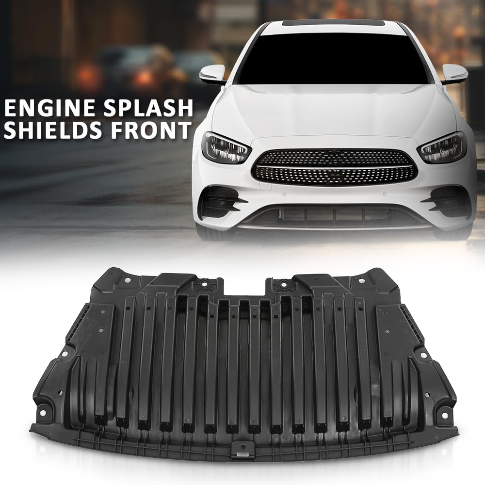 G-PLUS Engine Splash Shield Front Compatible with 2019-2021 Benz CLS450 Base,Fit 2019 Benz E300 Base,Fit 2017-2018 Benz E300 Base for Models Without Luxury Package 2135200900