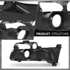 G-PLUS Pair Fog Light Cover Bezel, Compatible with Ford Mustang 2015-2017, LH Driver & RH Passenger Side 2PCS, FR3Z17E811BA, FR3Z17E810BA