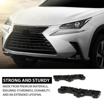 G-PLUS Front LH RH Bumper Bracket Set Compatible with LX NX300 NX300h 2018-2021,Fit For Models With F Sport Package 5253378020, 5253478020