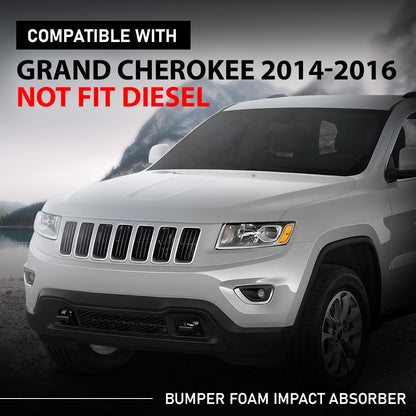 G-PLUS Front Bumper Foam Energy Impact Absorber Compatible with Jeep Grand Cherokee 2014-2016,Not Fit Diesel 68223471AA