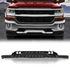 G-PLUS Front Bumper Valance Black Compatible with 2016-2018 Chevy Silverado 1500/2019 Silverado 1500 LD Textured w/Tow Hook Holes 84029800, GM1015135C